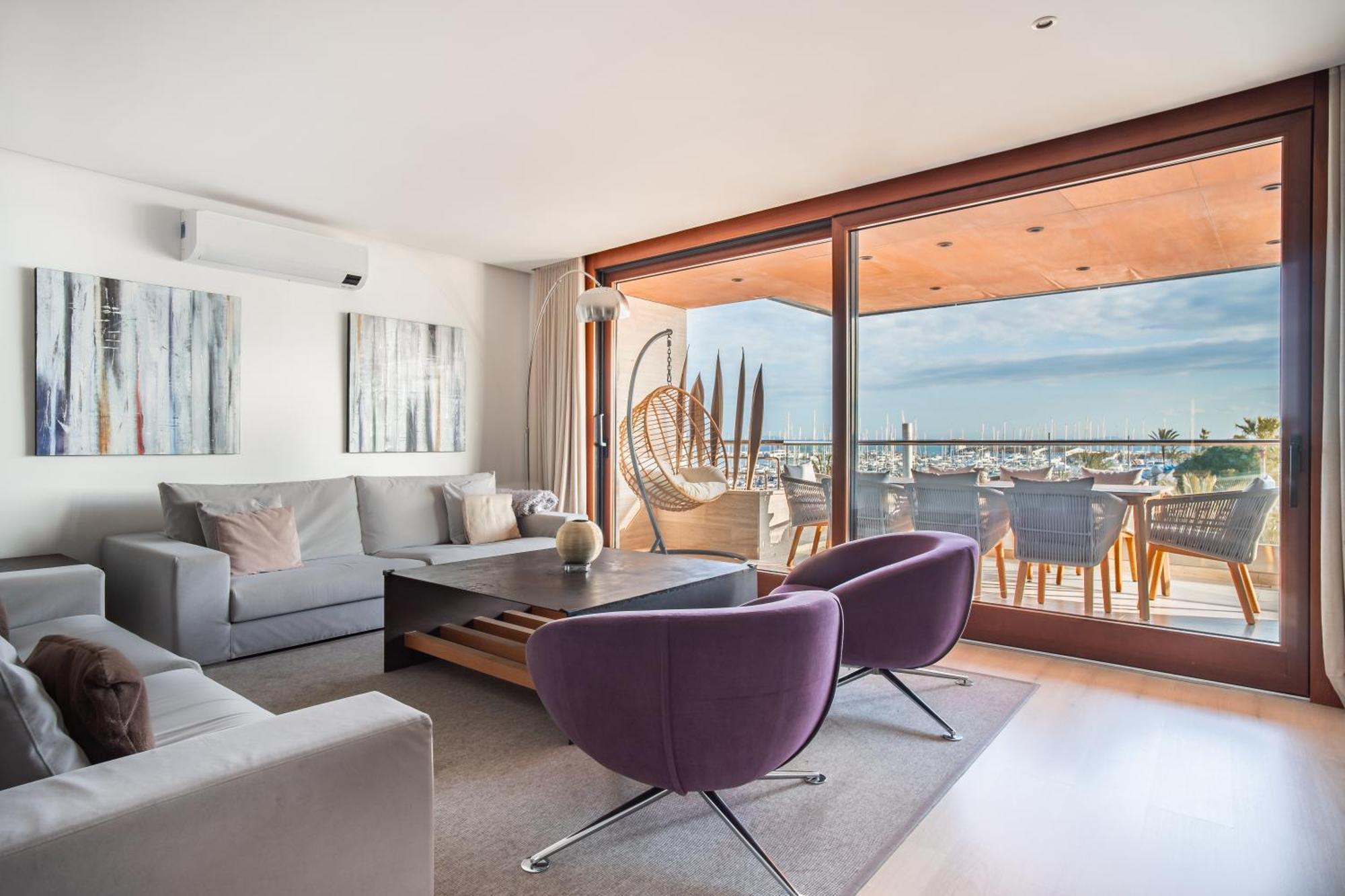 Luxury Sea View Apartment In Puerto De Alcudia Luaran gambar